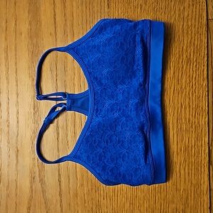 XS Blue lace aerie sports bra
